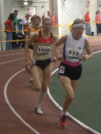 Hallen WM Budapest, Lidia Zentner, 3000m, W60 Hallen WM Budapest, Lidia Zentner, 3000m, W60